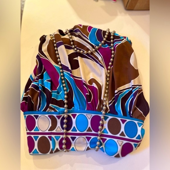 ⬇️✅MAGGY 60%Off🙃NWT LONDON DRESS Autumn Swirls, great Design - Picture 7 of 8